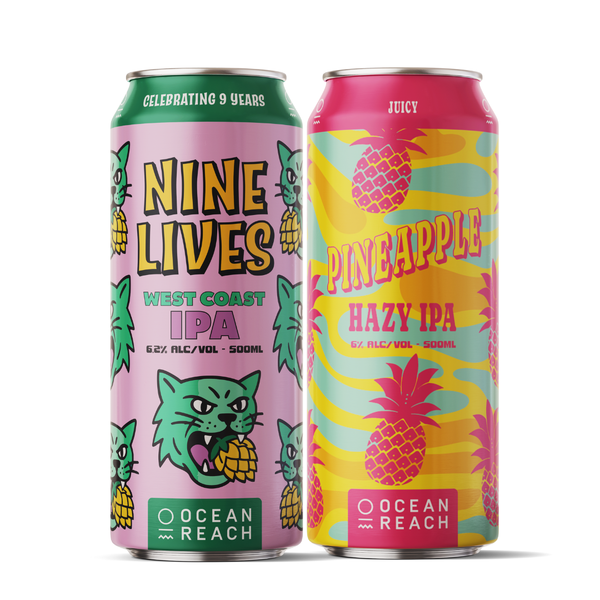 Mixed Nine Lives & Pineapple Hazy